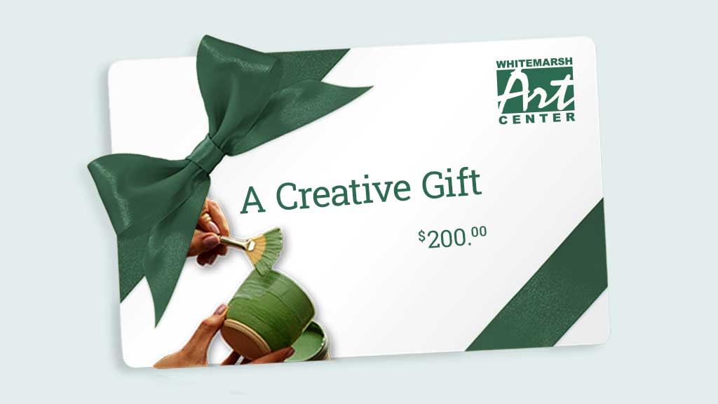 A sample Art Center Gift Card